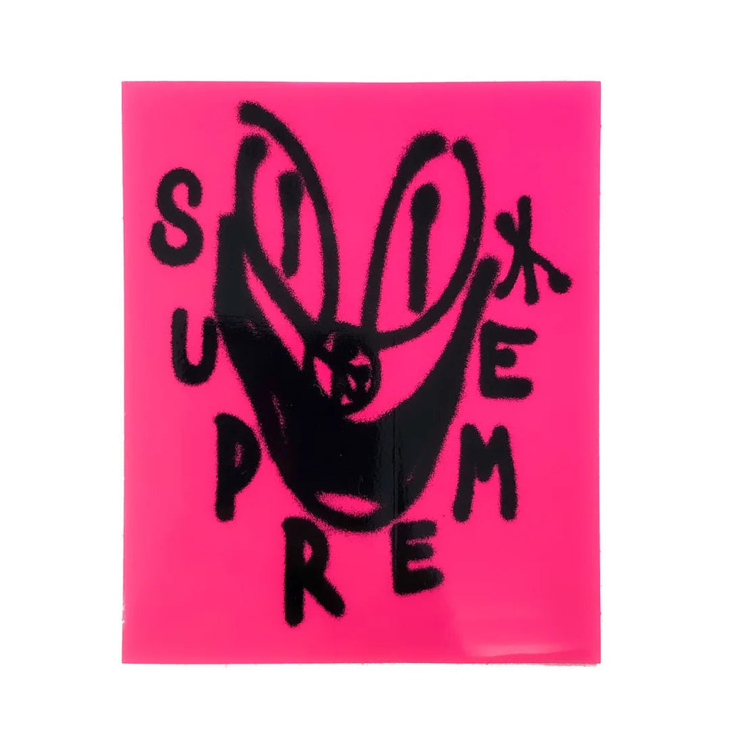 Supreme Sancheeto Smile Pink Sticker -Supreme Sancheeto Smile Pink Sticker