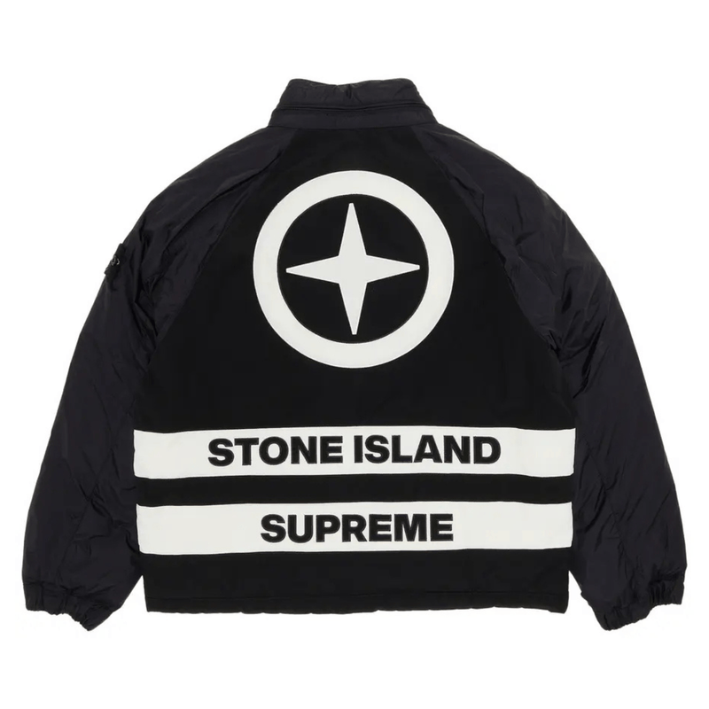 Supreme Stone Island Reversible Down Puffer Jacket Black - Supreme Stone Island Reversible Down Puffer Jacket Black