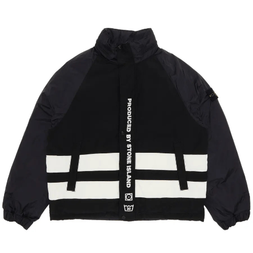 Supreme Stone Island Reversible Down Puffer Jacket Black - Supreme Stone Island Reversible Down Puffer Jacket Black
