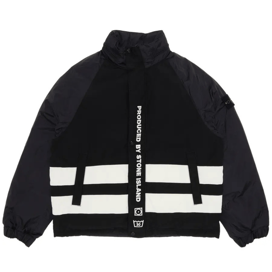 Supreme Stone Island Reversible Down Puffer Jacket Black - Supreme Stone Island Reversible Down Puffer Jacket Black