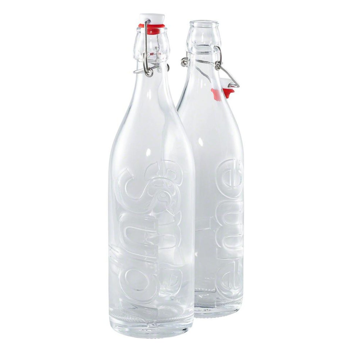 Supreme Swing Top 1.0L Bottle (Set of 2) Clear - Supreme Swing Top 1.0L Bottle (Set of 2) Clear