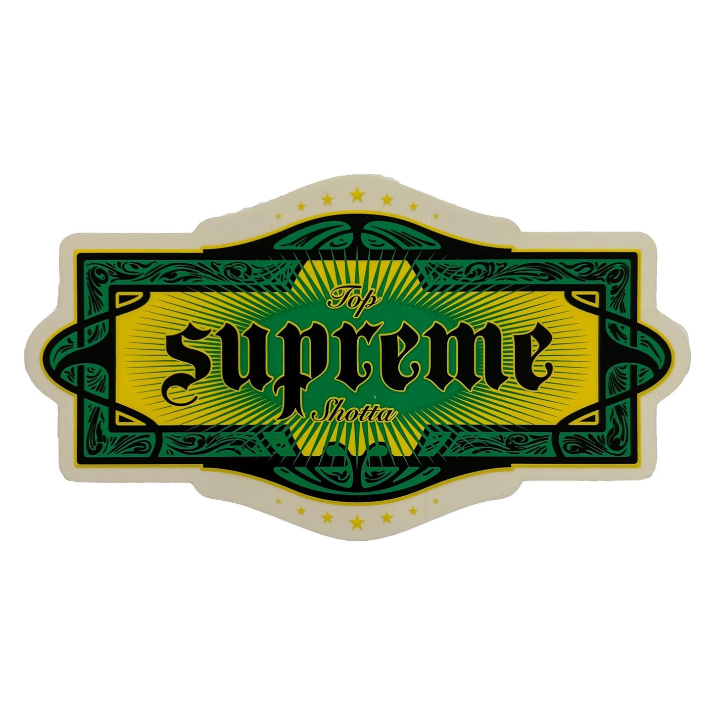 Supreme Top Shotta Sticker - Supreme Top Shotta Sticker - Supreme Top Shotta Sticker