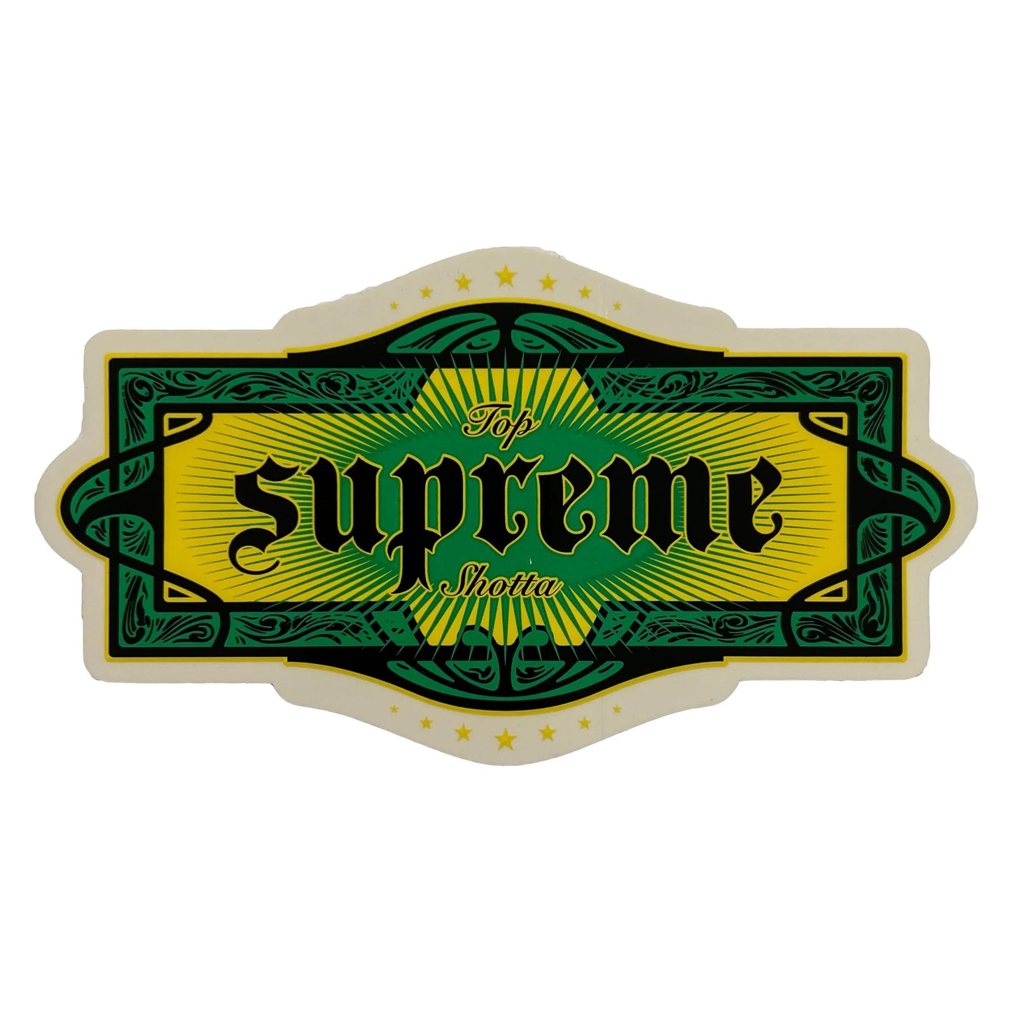 Supreme Top Shotta Sticker -Supreme Top Shotta Sticker