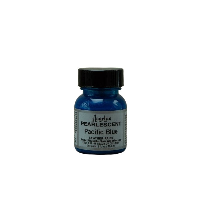 Angelus Pearlescent Pacific Blue Leather Sneaker Paint 1oz