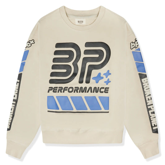 Broken Planet BP Performance Sweatshirt Bone White -Broken Planet BP Performance Sweatshirt Bone White