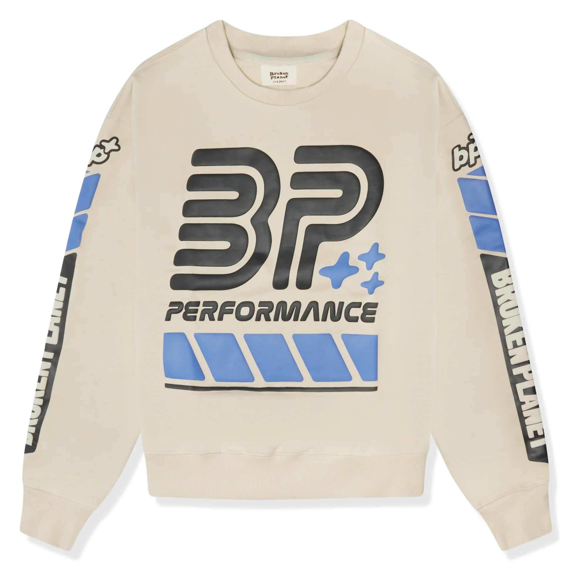 Broken Planet BP Performance Sweatshirt Bone White - Broken Planet BP Performance Sweatshirt Bone White - Broken Planet BP Performance Sweatshirt Bone White