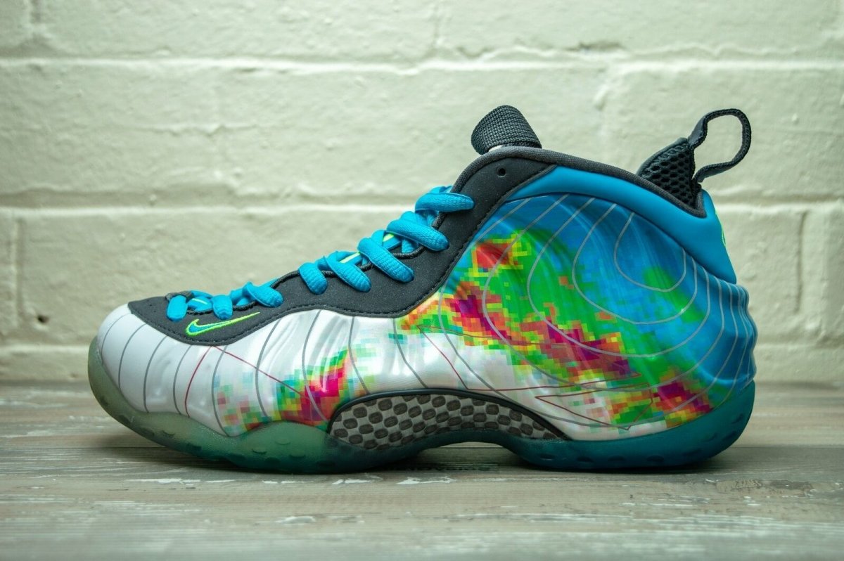 Nike clearance foamposite teal