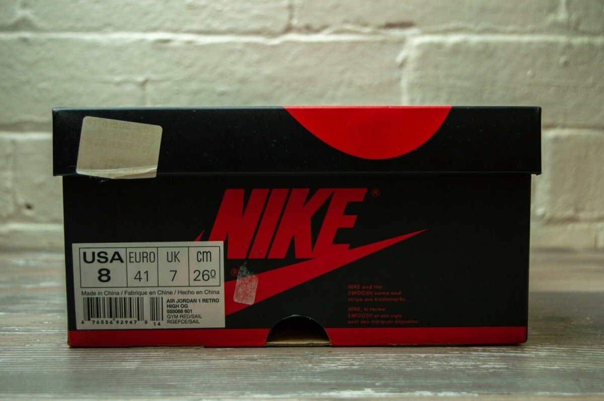 Nike Air Jordan 1 High Retro Gym Red 555088 601 -