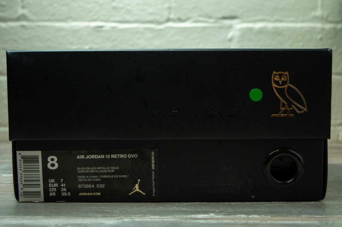 Nike Air Jordan 12 OVO Black 873864 032 -