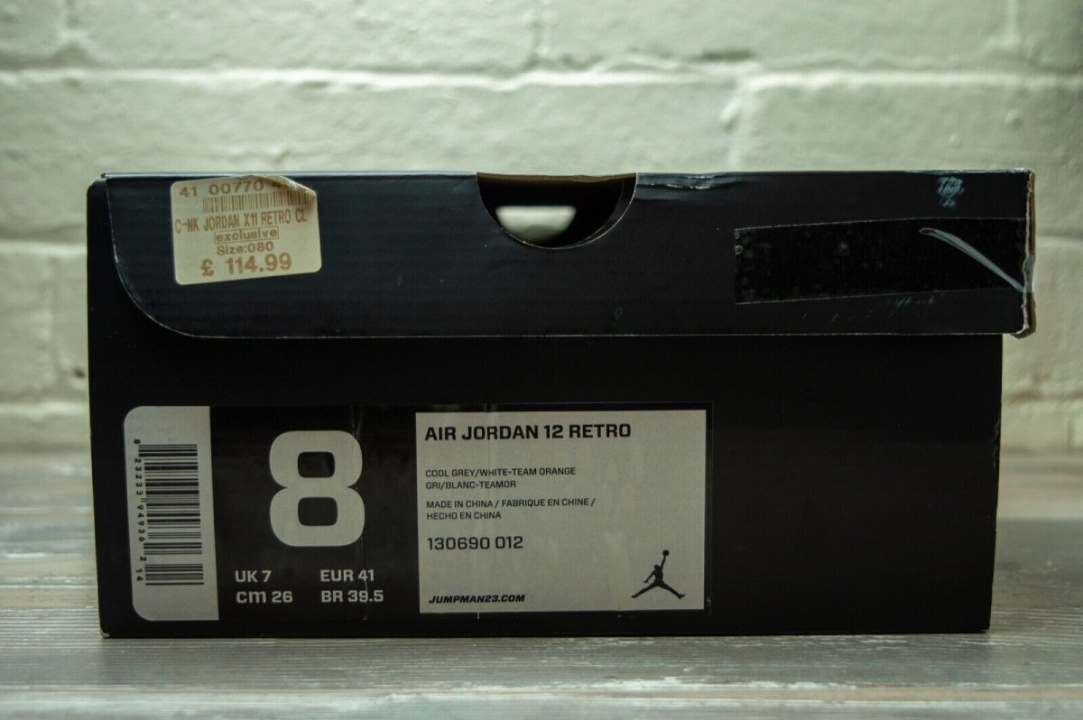 Nike Air Jordan 12 Retro Cool Grey 130690 012 -