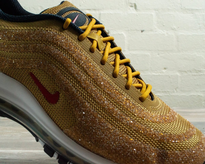 Nike Air Max 97 Gold Swarovski Crystals 927508 700 SoleyGrail