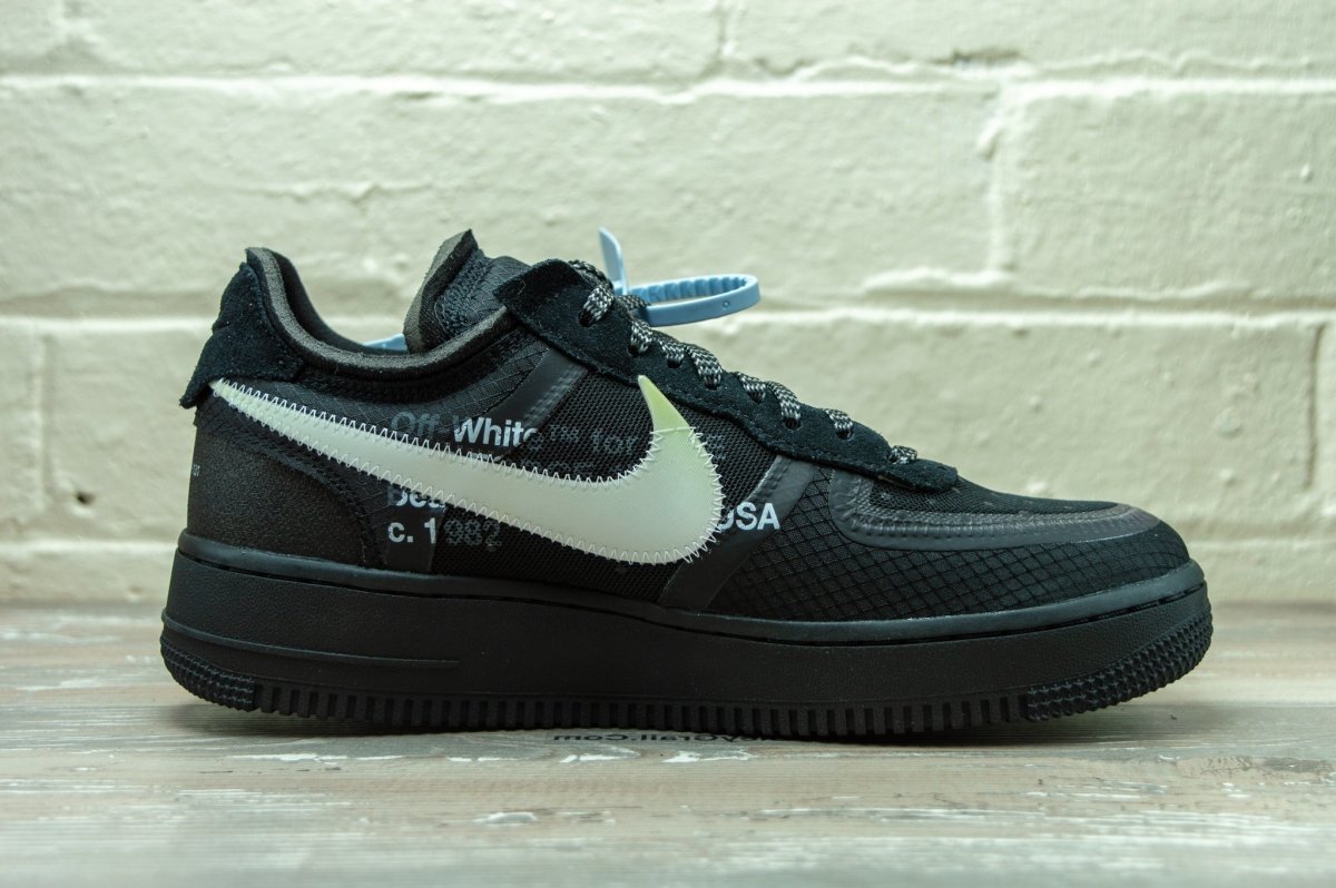 Nike Off White Air Force 1 Low Black AO4606 001 -