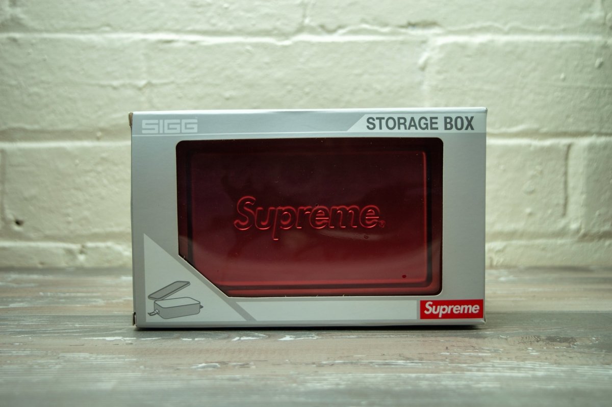 Supreme Sigg Storage Box Red Small - SoleyGrail